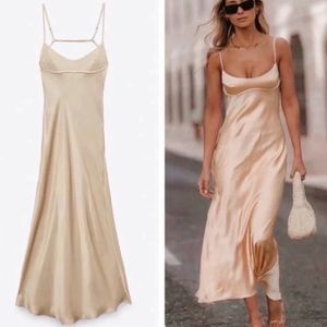 Viral Zara Cut Out Maxi Dress